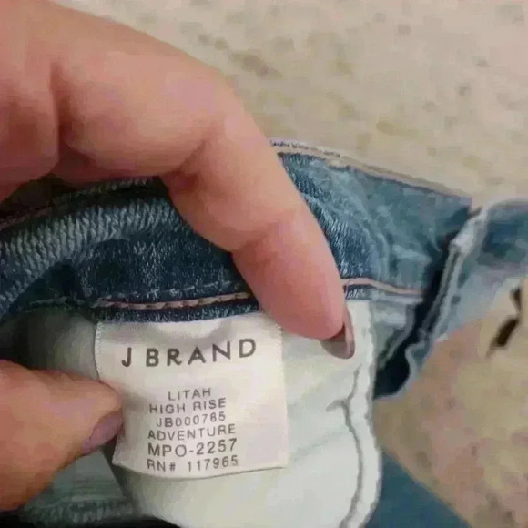 J Brand Women's Litah High Rise Light Wash Boot Cut Stretch Jean 27 - Picture 9 of 13